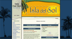 Desktop Screenshot of isladelsolgalveston.com