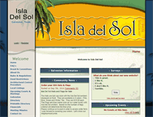 Tablet Screenshot of isladelsolgalveston.com
